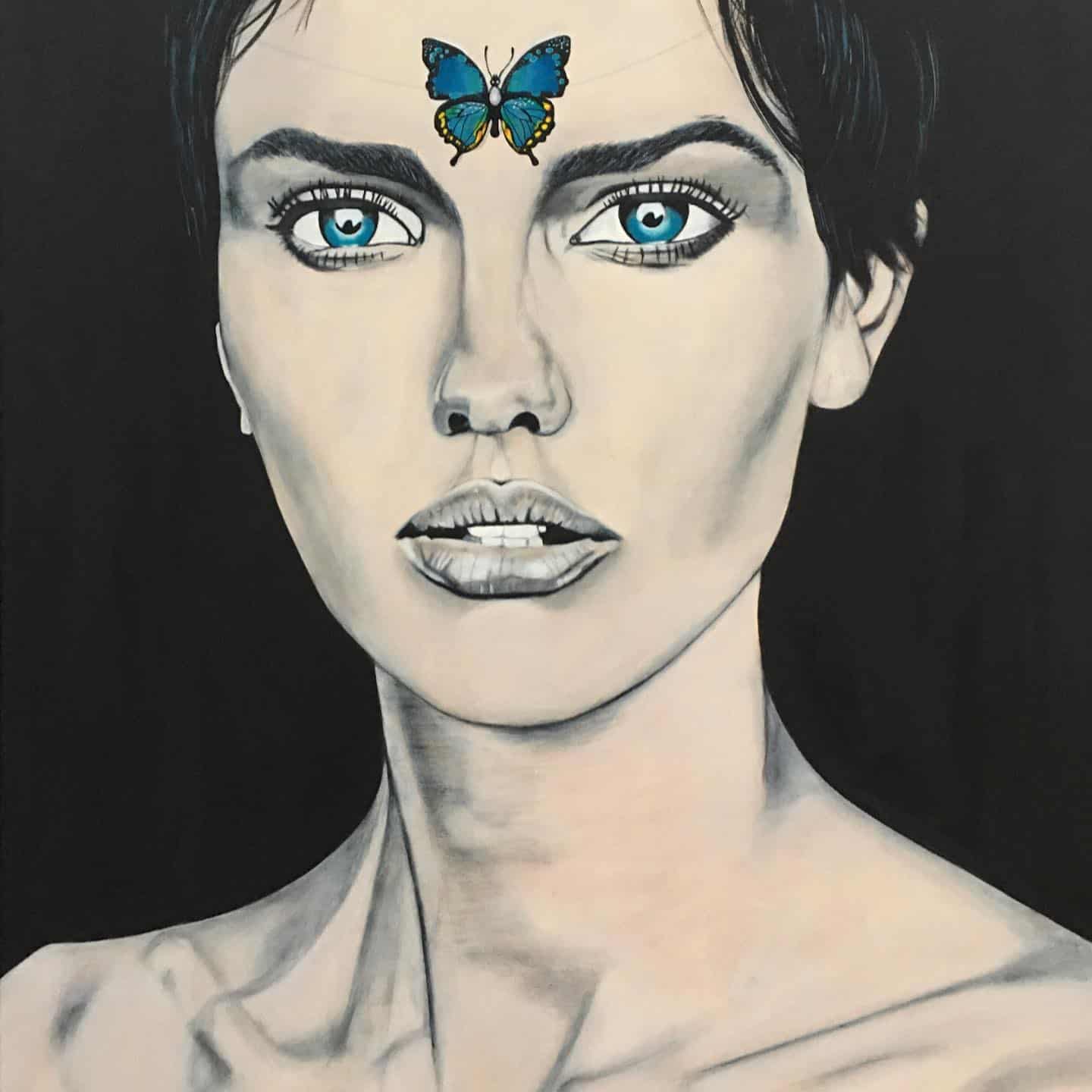#artbyJSVJ #JSVJ #jannejohannessen #butterfly️#100x150 #Lookingforanewhome #maleri #painting #kunst #art #artwork #acrylicpainting #akryl #portrait #portraits #afro #contempoaryart #modernart #danishart #interior #vægmaleri #vægkunst #lærred #canvas #loveart #artlover
